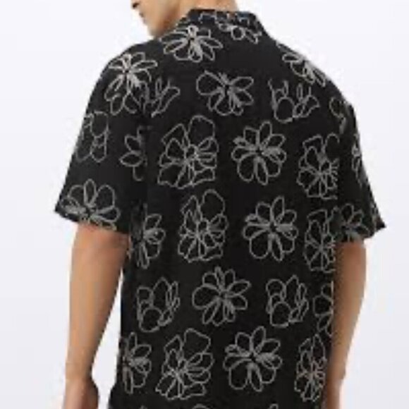 Flag & Anthem mens short sleeve, all cotton, embroidered casual shirt size XL - Picture 2 of 9